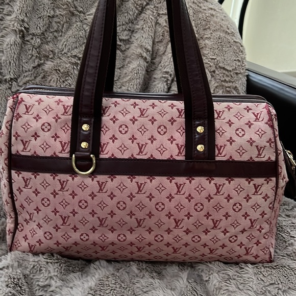 LIUIS VUITTON PINK DENIM Handbag - Picture 5 of 17